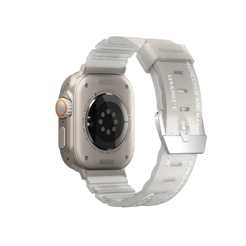 SkinArma Shokku Strap for Apple Watch Ultra 49mm (Frost